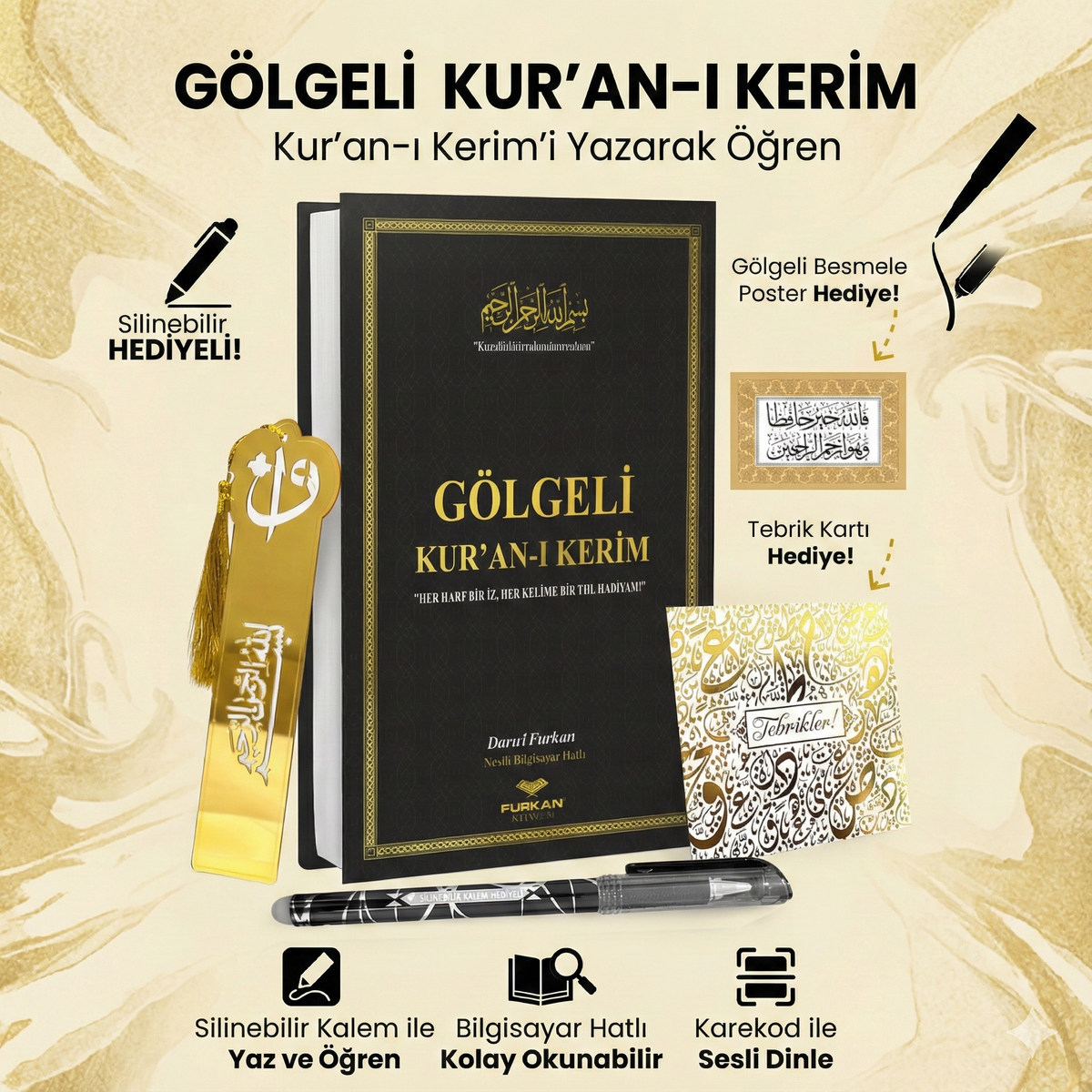 Gölgeli Kuran-ı Kerim